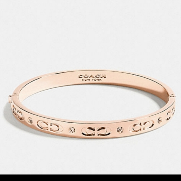 NWT Coach Bangle Bracelet/ROSE GOLD